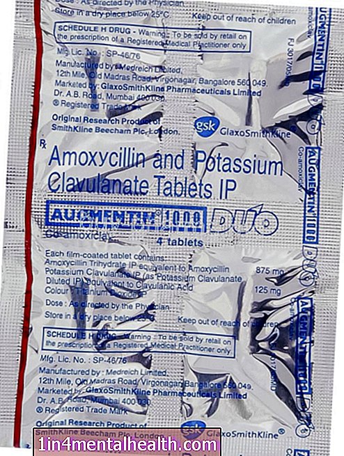Augmentin (amoxicillin / klavulanát-kálium) - bőrgyógyászat