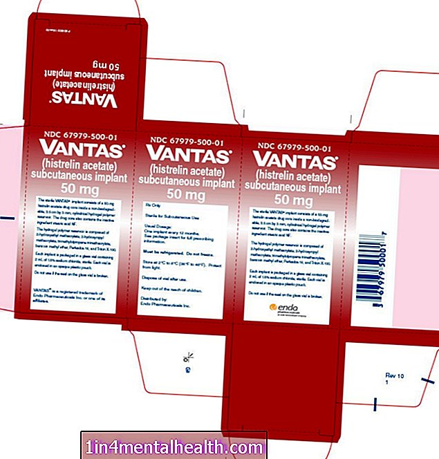 Vantas (histrelinacetat) - prostata - prostatacancer